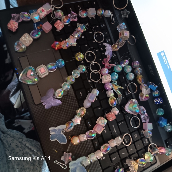 Colorful Beaded Keychains - Picture 1 of 5